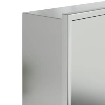 Shower Niche Brushed Silver - Stainless Steel 32x32x9 cm | HipoMarket