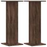 Speaker Stands 2 pcs Brown Oak - 30x30x80 cm | HipoMarket UK