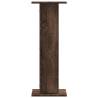 Speaker Stands 2 pcs Brown Oak - 30x30x80 cm | HipoMarket UK