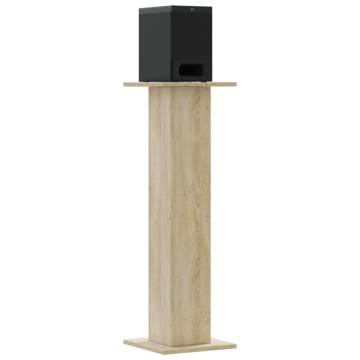 Speaker Stands 2 pcs Sonoma Oak - Durable & Stylish Design