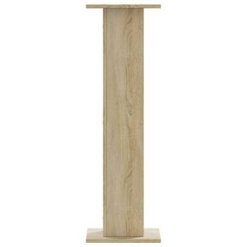 Speaker Stands 2 pcs Sonoma Oak - Durable & Stylish Design