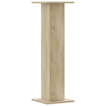 Speaker Stands 2 pcs Sonoma Oak - Durable & Stylish Design