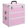 Make-up Case 37x24x40 cm Pink Aluminium Colour pink Quantity in Package 1 