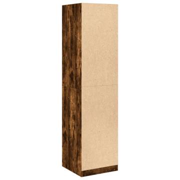 Wardrobe Smoked Oak 50x50x200 cm | Durable Engineered Wood