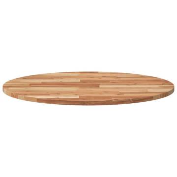 Table Top Round Ø80x2 cm Solid Wood Acacia - Hipomarket