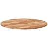 Table Top Round Ø80x2 cm Solid Wood Acacia - Hipomarket