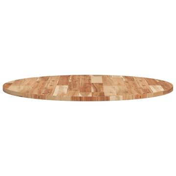 Table Top Round Ø80x2 cm Solid Wood Acacia - Hipomarket