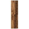 Stylish Old Wood Wardrobe - 100x50x200 cm | Hipo Market