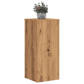 Artisian Oak Plant Stands - 2 pcs, 30x30x70 cm | HipoMarket