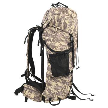 Hiking Backpack Camel Brown Camouflage 60L | Hipomarket UK