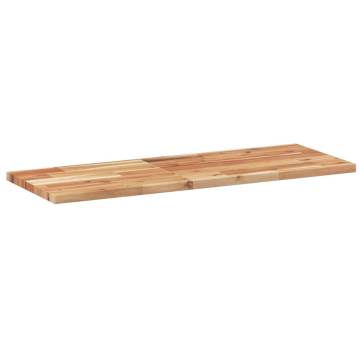 Floating Shelves 2 pcs - Solid Acacia Wood for Stylish Storage