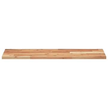 Floating Shelves 2 pcs - Solid Acacia Wood for Stylish Storage