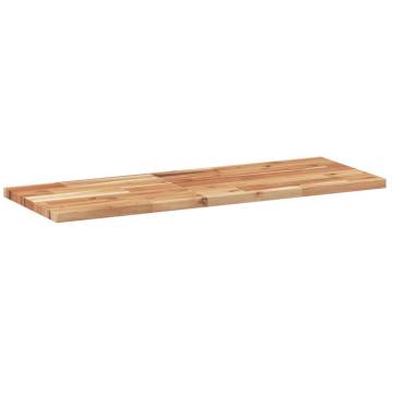 Floating Shelves 2 pcs - Solid Acacia Wood for Stylish Storage