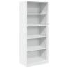 Wardrobe White 80x50x200 cm - Durable Engineered Wood