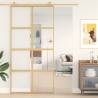 Sliding Door Gold 102.5x205 cm Clear ESG Glass and Aluminium Colour gold Size 102.5 x 205 cm Quantity in Package 1 Model transparent 