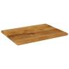 Table Top 80x70 cm - Solid Wood Mango | Hipomarket UK