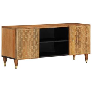 Retro TV Cabinet - Solid Mango Wood | Hipo Market