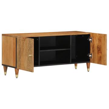 Retro TV Cabinet - Solid Mango Wood | Hipo Market