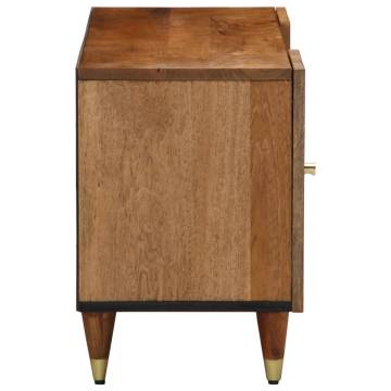 Retro TV Cabinet - Solid Mango Wood | Hipo Market