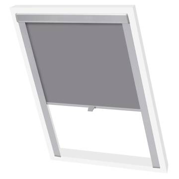 Blackout Roller Blinds Grey U08808 - Perfect for Velux Windows