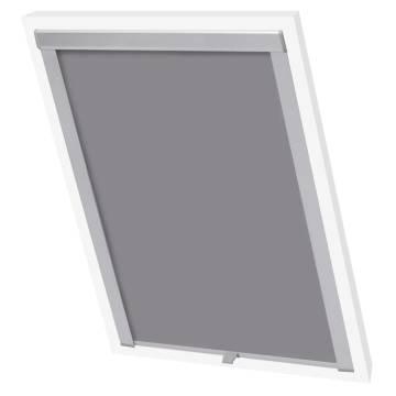 Blackout Roller Blinds Grey U08808 - Perfect for Velux Windows