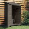 Garden Shed Anthracite 55x52x112 cm Solid Wood Fir Colour anthracite Size 55 x 52 x 112 cm Quantity in Package 1 