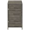 Garden Shed Anthracite 55x52x112 cm - Solid Wood Fir Storage