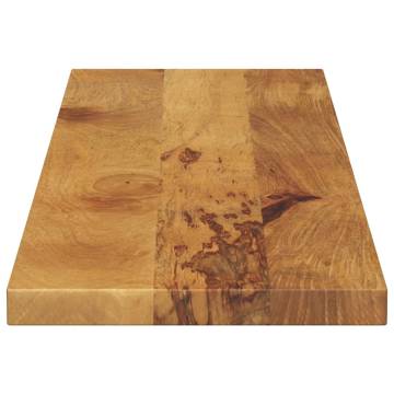 Rectangular Solid Mango Wood Table Top - 100x40 cm