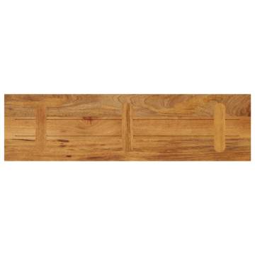 Rectangular Solid Mango Wood Table Top - 100x40 cm