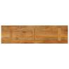 Rectangular Solid Mango Wood Table Top - 100x40 cm