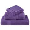 Premium Purple Guest Towels SOLUND - Soft & Durable (4 pcs)