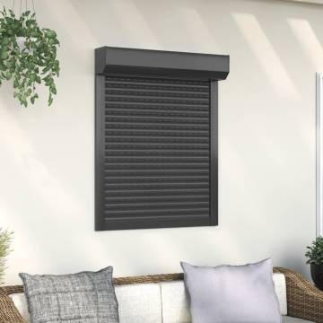 Aluminium Roller Shutter 80x100 cm Anthracite - Hipomarket