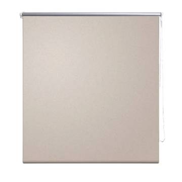 Roller Blind Blackout 60x120 cm Beige - Light Reduction Solution