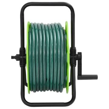 Free Standing Green Hose Reel with 20m PVC Hose | Hipo Market