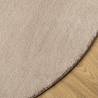 Rug HUARTE Short Pile Soft & Washable Sand Ø 120 cm