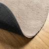 Rug HUARTE Short Pile Soft & Washable Sand Ø 120 cm