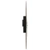 Luminous Wall Clock with Rustic Design | Ø30 cm Brown