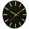 Luminous Wall Clock with Rustic Design | Ø30 cm Brown