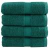  Premium Soap Towels SOLUND 4 pcs Green 30x30 cm 600 gsm Colour green Size 30 x 30 cm Quantity in Package 4 