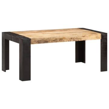 Solid Mango Wood Dining Table 180x90 cm - Unique & Durable