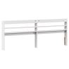 Super King White Bed Frame 180x200 cm - Solid Pine Wood