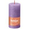 Bolsius Rustic Pillar Candles - Vibrant Violet (8 pcs)