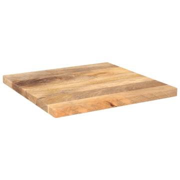 Table Top 50x50 cm - Solid Mango Wood | HipoMarket UK