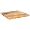 Table Top 50x50 cm - Solid Mango Wood | HipoMarket UK