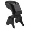 Universal Car Armrest - Adjustable Black Storage Solution