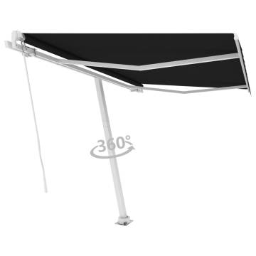 Freestanding Manual Retractable Awning 300x250 cm - Anthracite