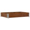 Pallet Collar Brown 120x80 cm - Solid Pine Wood Storage Solution