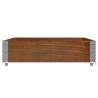 Pallet Collar Brown 120x80 cm - Solid Pine Wood Storage Solution