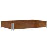 Pallet Collar Brown 120x80 cm - Solid Pine Wood Storage Solution