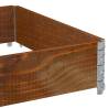 Pallet Collar Brown 120x80 cm - Solid Pine Wood Storage Solution